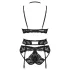 Obsessive Alessya - set di lingerie in pizzo (nero)