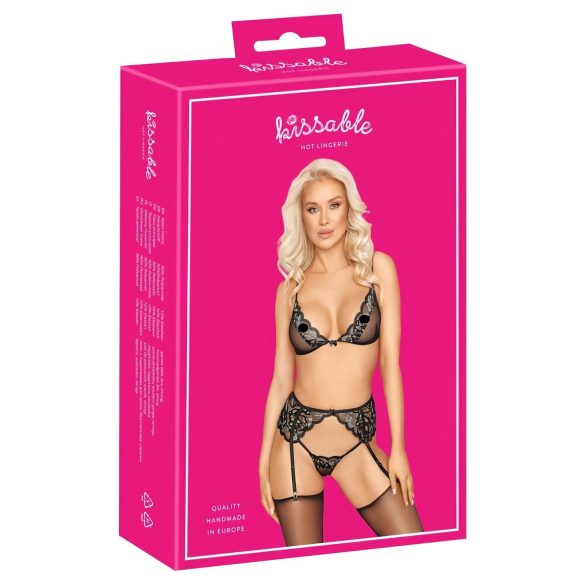 Bacio Seducente - Set Lingerie (Nero)