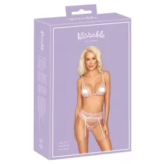Kissable - completo intimo in pizzo - rosa