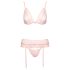 Baciabili - completo intimo in pizzo (rosa)