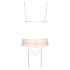 Baciabili - completo intimo in pizzo (rosa)