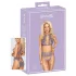 Kissable - completo di lingerie in pizzo (viola) - L/XL