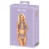 Kissable - completo di lingerie in pizzo (viola) - L/XL