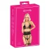 Baciabile - set reggiseno con cintura (nero)