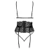 Baciabile - set reggiseno con cintura (nero)