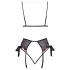 Set reggiseno ricamato rosa-lilla (nero) - L/XL