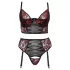 Cottelli Plus Size - set reggiseno e slip - rosso - taglie forti - 90C/XL