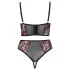Cottelli Plus Size - set reggiseno e slip - rosso - taglie forti - 90C/XL