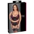 Cottelli Plus Size - reggiseno regolabile con set (rosso) - 90C/XL