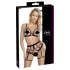 Cottelli - set body harness donna due pezzi - nero - XL