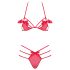 Giftella Lingerie Set - Rosso Fiocco Seducente