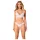 Obsessive - completo intimo pizzo - reggiseno e slip - bianco - M/L