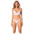 Set Heavenlly di Obsessive - completo intimo in pizzo (bianco)
