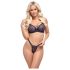 Cottelli Party - set reggiseno stringato (nero)