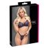 Cottelli Party - set reggiseno stringato (nero)