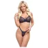 Cottelli Party - set reggiseno con lacci - nero - 80C/M