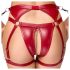 Cottelli Bondage - Set bras lucido e manette (rosso)