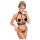 Abierta Fina - Set lingerie nero con catene, audace ed elegante