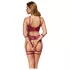 Cottelli Bondage - set reggiseno incrociato - rosso - M