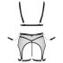 Cottelli Bondage - Set Trasparente in Rete con Catene (Nero) - M