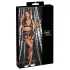 Cottelli Bondage - completo rete trasparente con catene - nero - L