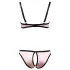 Cottelli - reggiseno a strisce con set lingerie - 85B/L