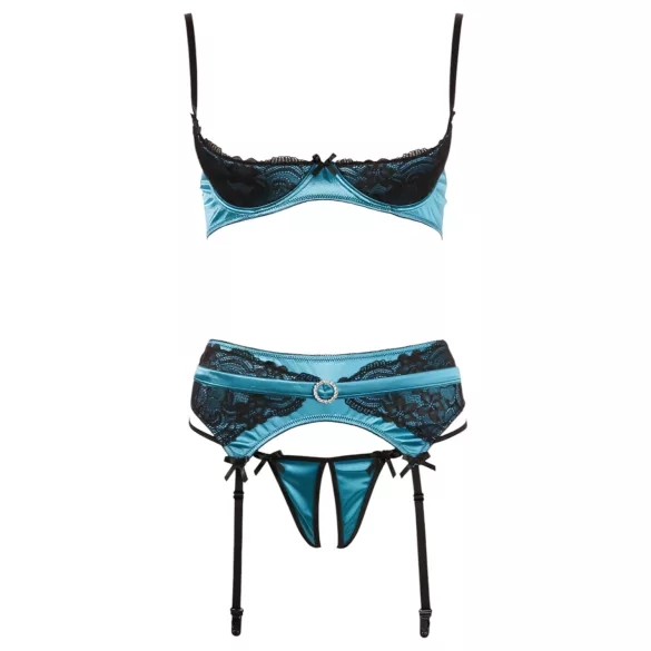 Cottelli - Jáde - esclusivo set reggiseno push-up (verde) - 90B/XL