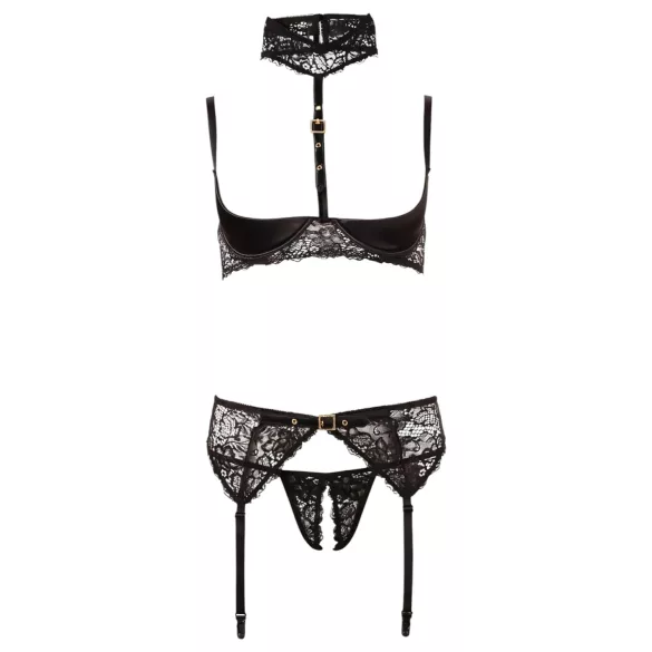 Abierta Fina - Lingerie trio in pizzo audace