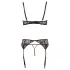 Abierta Fina - Lingerie trio in pizzo audace - 80B/M