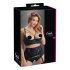 Cottelli Taglie Forti - reggiseno aperto con anelli (nero)