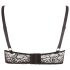 Cottelli Taglie Forti - reggiseno aperto con anelli (nero)