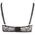 Cottelli Plus Size - reggiseno sollevaseno con spalline e anelli - nero - 95D