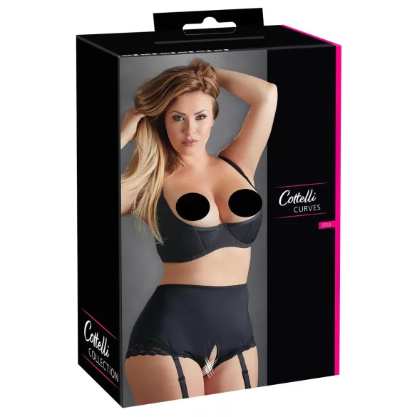 Cottelli Plus Size - reggiseno con ferretto - nero