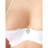 Cottelli - reggiseno sollevatore con lacci e pizzo - bianco