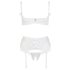 Cottelli - Set Reggiseno Sollevante in Pizzo e Lacci (Bianco)