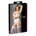 Cottelli - reggiseno sollevatore con lacci e pizzo - bianco - 85C/L