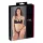 Cottelli - reggiseno aperto con anelli e tanga - nero