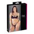 Cottelli - Sostegno con anelli e tanga (nero) - 75C/S