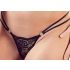 Cottelli - Sostegno con anelli e tanga (nero) - 75C/S