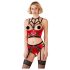 Abierta Fina - Set reggiseno con ferretto (rosso) - 80C/M