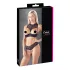 Cottelli - set reggiseno aperto - nero - 80B/M