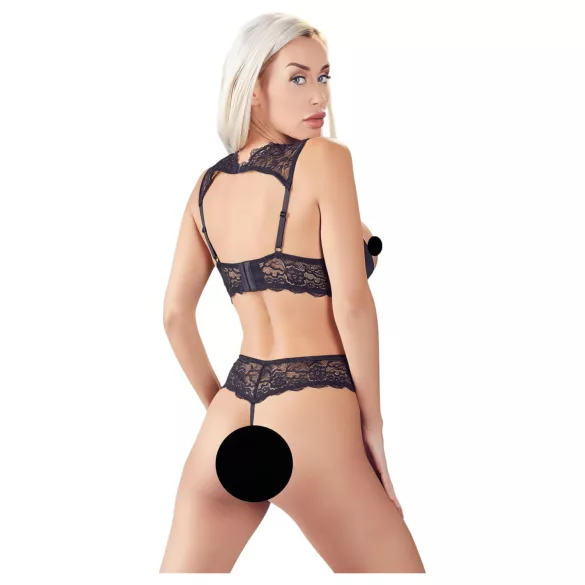 Cottelli - set reggiseno aperto - nero - 80B/M