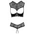 Cottelli - set reggiseno aperto - nero - 80B/M