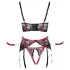 Cottelli Bondage - reggiseno aperto con pizzo - rosso - L