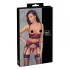 Cottelli Bondage - reggiseno aperto con pizzo - rosso - XL