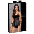 Cottelli Bondage - Set lucido e manette (nero) - M