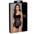 Cottelli Bondage - set lucido con manette per braccia (nero) - 80B/M