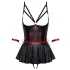 Cottelli Bondage - set bondage lucido con manette - nero - 80B/M