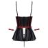 Cottelli Bondage - Set lucido e manette (nero) - M