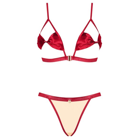 Obsessive Rubinesa - set lingerie piccante (rosso)